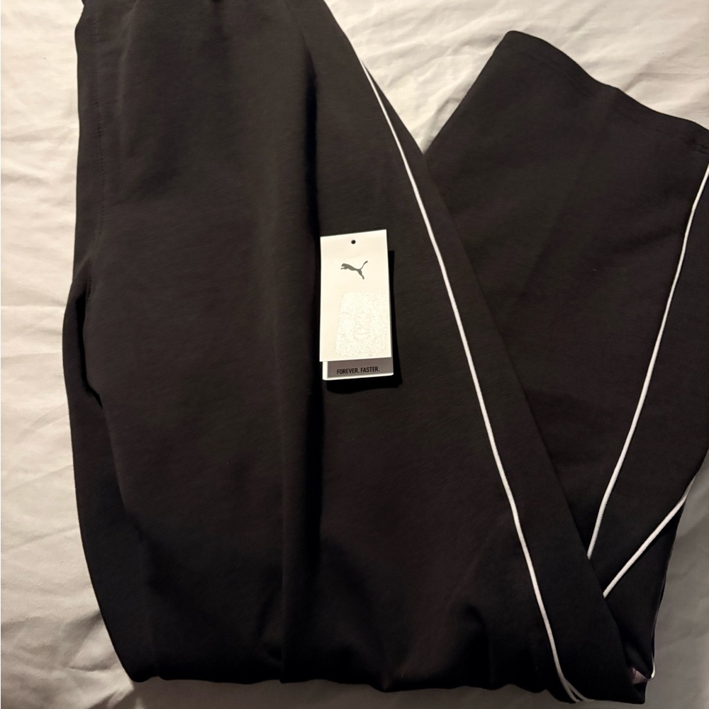 Puma Black Straight Leg Pants - Picture 2 of 5